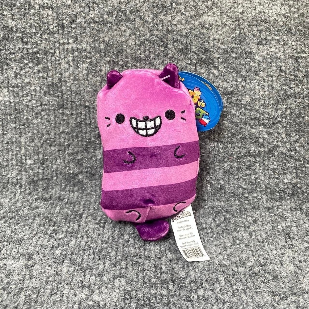 CATS VS PICKLES PURPLE CHESIRE PLUSH TOY